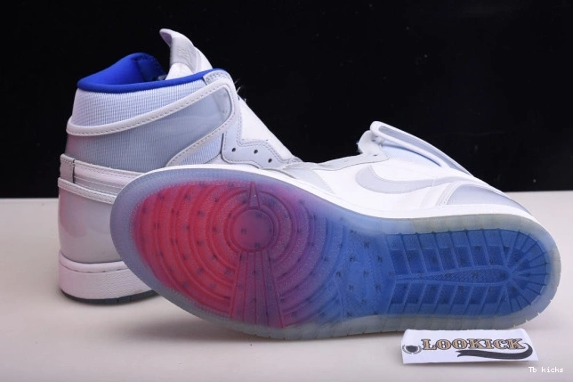 Cheap TBK CK6637-104 Air Jordan Blue Racer White 1 High Retro Zoom 0817